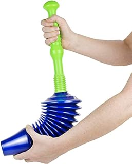Luigi's - The World's Best Toilet Plunger: Big, Bad & Powerful. Clears and Unblocks All Toilets with Unique Bellows Design (Updated 2018)