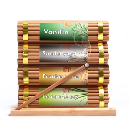 Relchane Incense Sticks, 160Pcs Handmade Incense With 2 Incense Holders cover