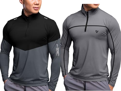 Image of Noble Monk Men's Active wear Regular Fit T Shirt |Full Sleeves |Casual T-Shirt for Men
