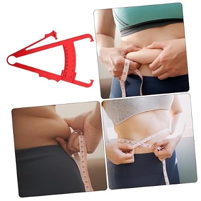 2pcs Skinfold Calipers for Accurate Measurement Portable Plastic Device for Men and Women Precision Tools for Body Composition Tracking and Weight Management
