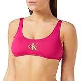 BRALETTE-RP Calvin Klein Bralette-rp Parte Superior de Bikini, Royal Pink, XS para Mujer