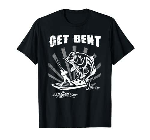 Camiseta de pesca Get Bent Camiseta