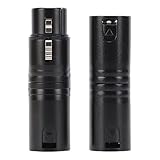 Structure en alliage de qualité supérieure : L’adaptateur XLR est soigneusement fabriqué avec un connecteur en alliage robuste, garantissant sa durabilité même dans des environnements professionnels tels que les concerts et les studios d’enregistrement.