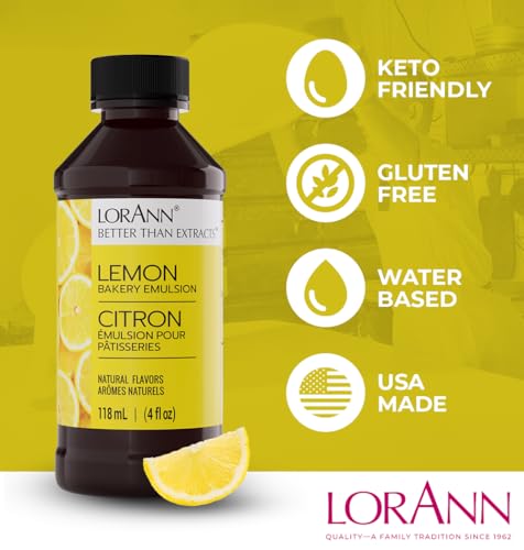 Image of LorAnn Oils Lemon Emulsion & Flavoring For Baking