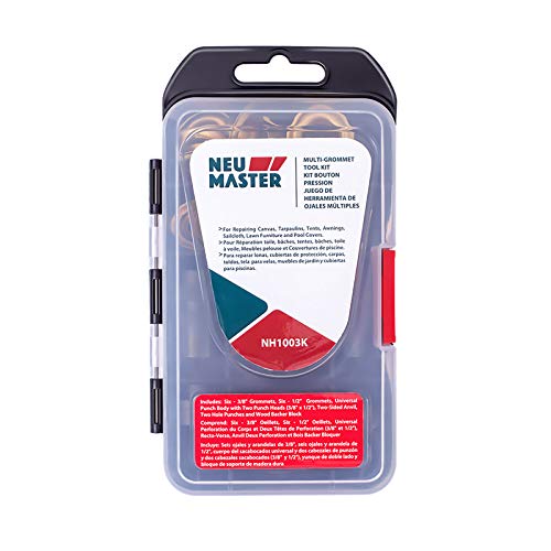Neu Master NH1003K Grommet Kit, Neu Master 3/8 Inch And 1/2 Inch Solid Brass Grommets thumb #7
