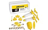  EZmtb Kit de Purga de Freno Edge Luxe Kit de Herramientas de Purga de Aceite de Freno de Disco hidráulico para Bicicleta de montaña con Adaptador de Metal Shimano