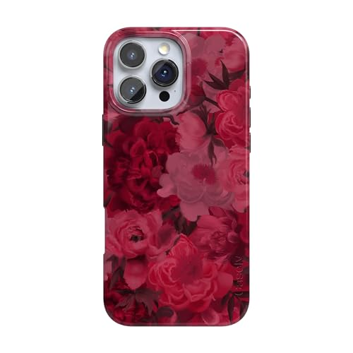 Casely iPhone 16 Pro Max Case | Moody Floral | Romance Novel | Compatible with MagSafe | Classic Ultra Thin Design
