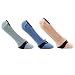 Sperry Women's 3 Pack Signature No Show Liner Socks, Blue, S/M