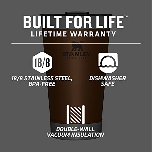 Stanley 10-01704-129 The Stay-Chill Beer Pint Maple 473 g / .47L, Bordo