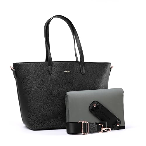Image of La Morsa Leather Diaper Bag: The Ultimate Everyday Baby Bag for Mom -Small Tote, Mini Diaper Bag, Perfect Pañaleras Para Bebe