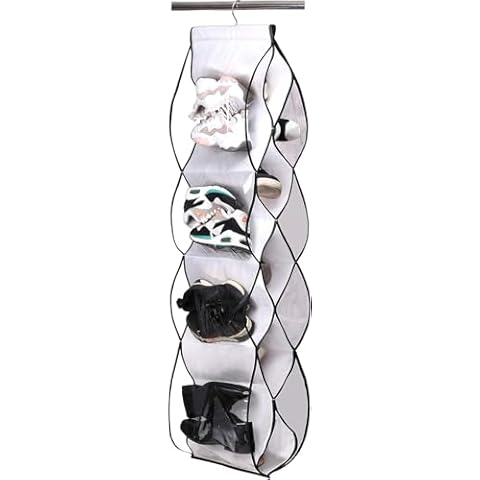 MISSLO Hanging Shoe Rack with 13 Pockets Cover