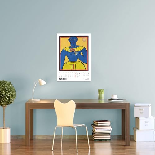Image of Tallenge - 2026 Wall Calendar - Art By Indian Master - Jamini Roy - 12 x 17 Inches for Home & Office (Paper, Wall Calendar)