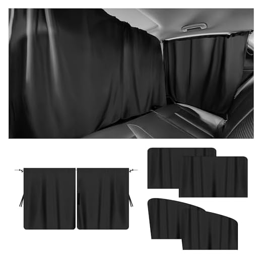 5PCS Car Window Shades Kit,Car Privacy Window Cover for Light Blocking and Privacy,Universal CCar Sunshade for Baby CCar Accessories Interior for Sleeping Traveling Camping (5PCS)