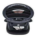 Emiif Grille d'aération pour Opel Corsa D et Opel Adam, grille d'aération extérieure ou centrale, matériau ABS, argent