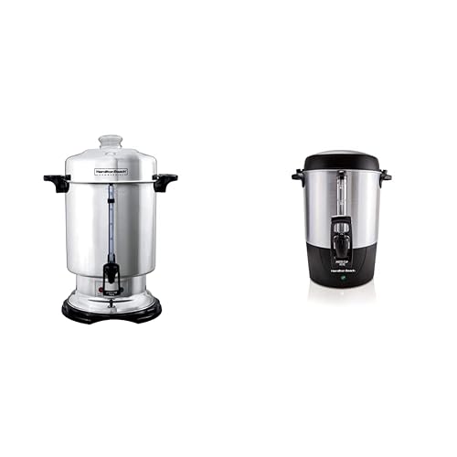 Hamilton Beach Urna de café comercial de acero inoxidable, capacidad de 60 tazas D50065 y 40521, urna de café y dispensador de bebidas calientes, 45