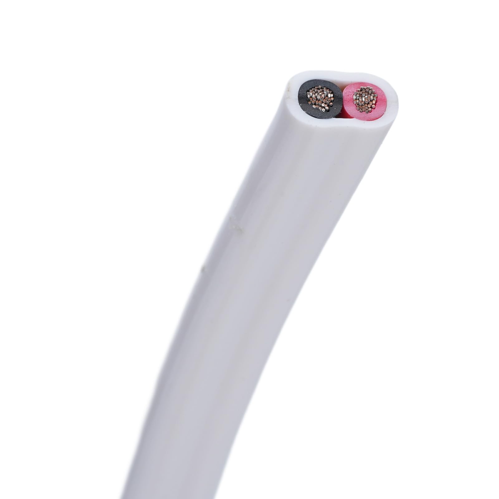 14 Gauge Marine Wire, 10FT / 14AWG Duplex Wire Cable, Tinned Copper OFC Boat Electrical Cable, 2 Core Insulated PVC Cord, Electrical Wire for Boat, Automotive, Solar, LED Strips