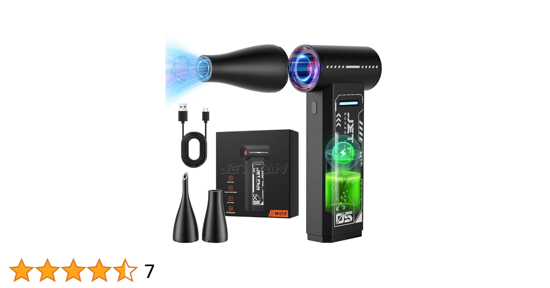 Amazon | XOOPON 電動エアダスター ターボジェットファン 超強力