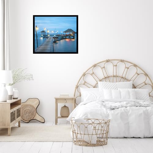 Image of JCJMY 18x20 Picture Frame Black for Poster Photo Picture, Horizontal and Vertical Formats for Wall Hanging, 18 x 20 Wall Gallery Poster Photo Frame for 18 by 20 Photos Posters, Black