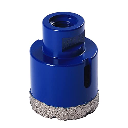 1-3/4 Inch Diamond Core Hole Saw Professional Series Heavy Duty Masonry Drill Bit For Concrete, Granite, Quartz, Porcelain, Ceramic, Tile, Brick, Cinder Blocks Vacuum Brazed Technology 5/8"-11 Thread Connection For Angle Grinders #TOP22