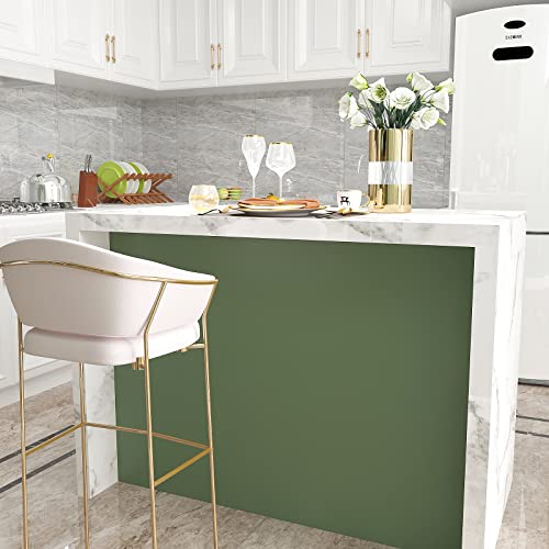 Varypaper Matte Sage Green Peel And Stick Wallpaper 15.7''X315'' Thick Green Contact Paper Self Adhesive Decorative Removable Green Wall Paper Roll For Walls Cabinets Countertops Table Shelf Liners #TOP1