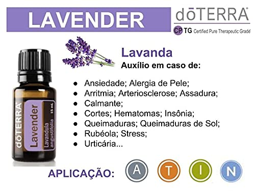 Óleo Essencial de Lavanda 5ml Do Terra - Ingestão