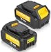 Produktbild 2 Stück TOPBATT 5000mAh Ersatz für Dewalt Akku 18V für Dewalt Akku für Dewalt Akku 18V 5ah DCB184 DCB180 DCB181 DCB182 DCB200 DCB201 DCB204 mit LED-Anzeige