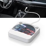 MONODEAL Externer CD Player für Auto, Plug-and-Play Auto CD-Player mit USB/AUX Anschluss, Universeller USB CD Laufwerk für Fahrzeug, Laptop, Fernseher, für Navigation mit Android 4.4 und höher