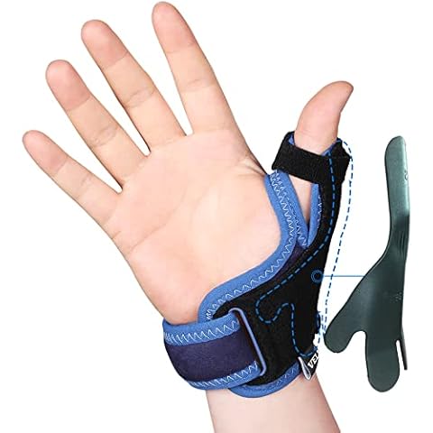 VELPEAU Thumb Support Brace - CMC Joint Thumb Spica Splint for De Quervains Tenosynovitis Pain Relief, Arthritis, Tendonitis, Sprain, Strain, Carpal Tunnel, Trigger Thumb Immobilizer, Left/Right(M) Cover