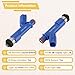 2005-2008 1ZZ-FE 1.8L Fuel Injectors,Compatible with/Toyota 1.8 Corolla Matrix,Compatible with/Pontiac Vibe 2005 2006 2007 2008 |12 Holes| |Set of 4| |#23209-0D050|