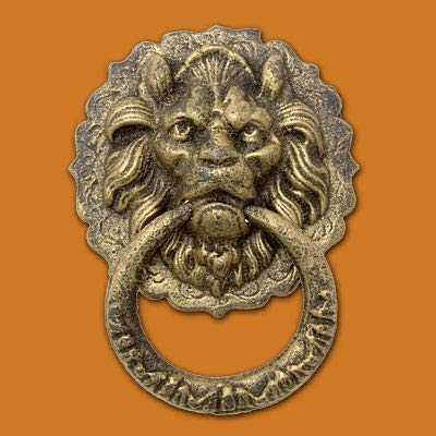 Bronze Lion Door Knocker Ring Pull (32d0938987d9f228557126be3a8e9aa2)