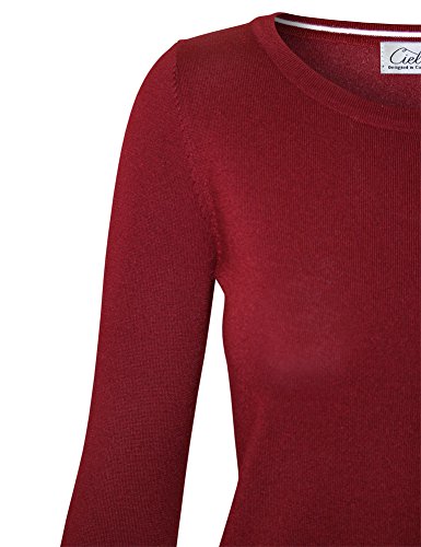 Image of Cielo Women's Solid Soft Stretch Pullover Knit Sweater