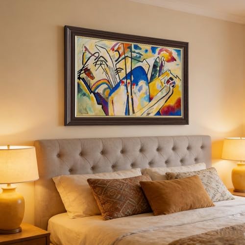 Kandinsky Composition IV Impression sur toile déco bureau 30x45cm - 4