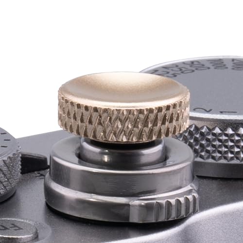 VKO Camera Shutter Button,Soft Shutter Release Button Gold(3 Pack)