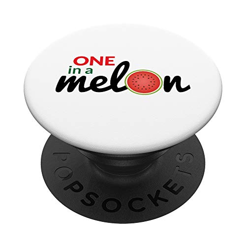 One In A Melon Words Watermelon Funny Fruit & Vegan PopSockets PopGrip Intercambiabile