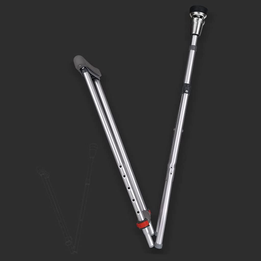 Walking Stick Crutches for The Elderly Non-Slip Walker Fracture Underarm Crutches for Young People Lightweight Rubber Head Crutches