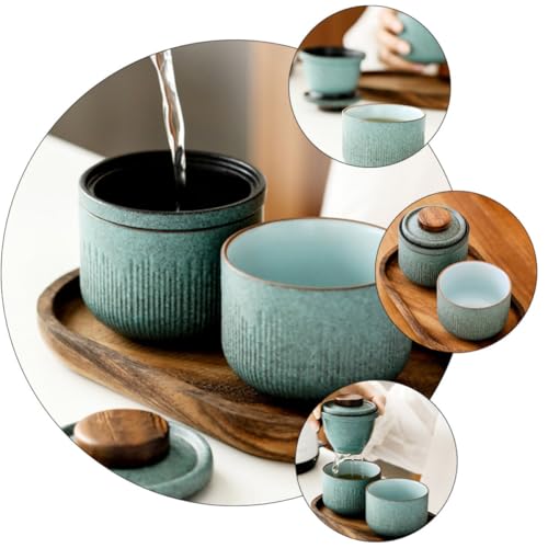 Juego de té portátil UPKOCH para preparar té verde sin hojas sueltas 4