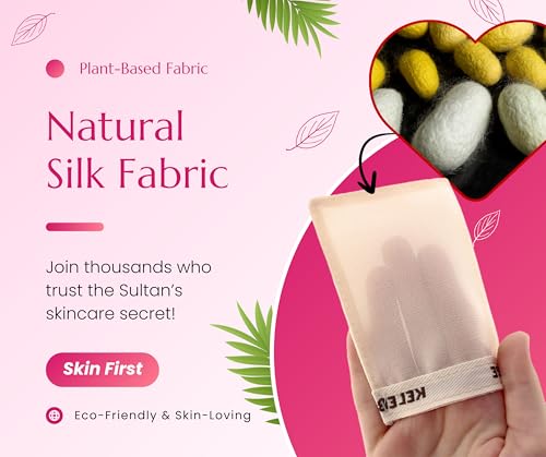 Kelebek für Gesicht & Körper 2er-Set Peeling-Handschuhe – Türkisches Kese für Damen & Herren – Exfoliating Gloves für Dusche & Hamam – Körperpeeling & Tiefenreinigung