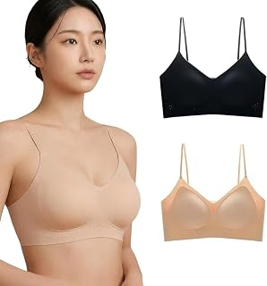[PPEDODQ] 涼感ノンワイヤーブラ 極薄シームレスインナー 女性用ファンデーション