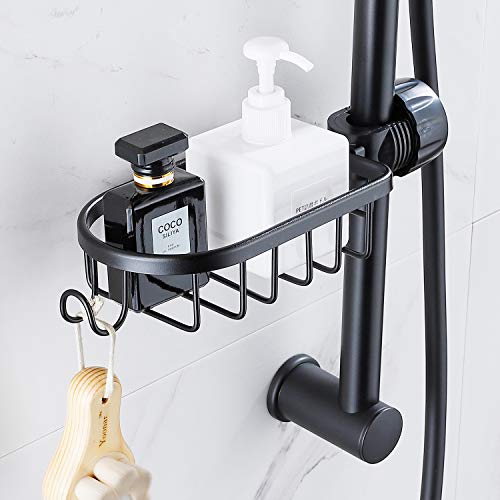 Hoinerus Kitchen Dish Sponge Holder Faucet Caddy Shower Rod Soap Basket Washing Ball Hanger,Faucet Shower Rod Assembled by Hoinerus - Image 8