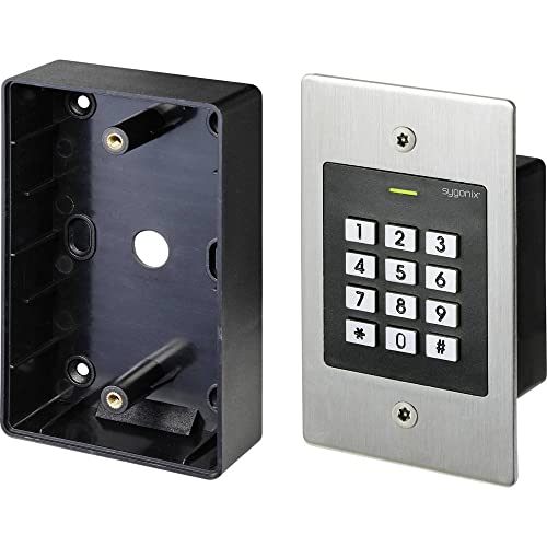 sygonix SY-4760956 Code-Tastatur mit RFID-Unterputzmontage, 12 V/DC, 18 V/DC, IP66