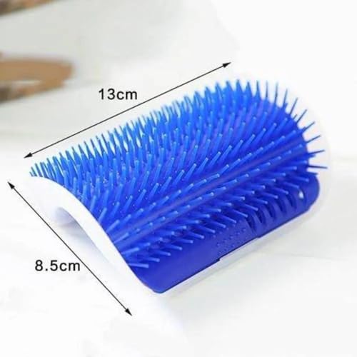 Escovadeira Escova Pet Tira Pelos Gato Catnip Massagem Brinquedo Coçador Parede - 1Care