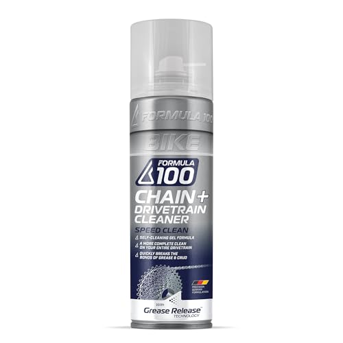 Formula 100 Speed Clean Bike Chain + Drivetrain Degreaser &ndash; Spray Cleaning for Bicycles & Electric...