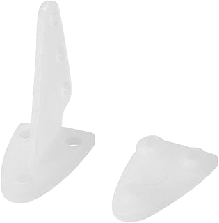 uxcell Control Horn, 16x17mm Plastic Horns with 3 Holes 1.2mm for RC Airplane Parts White 10 Sets