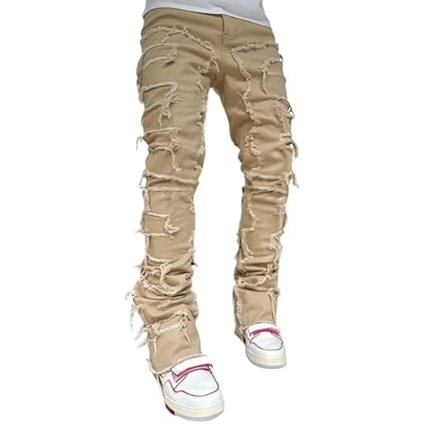 Men's Stacked Jeans with Design Options Cover