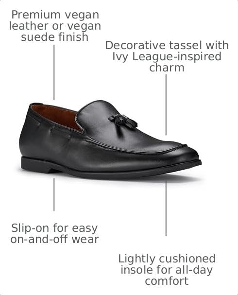 Image of Ferro Aldo Men's Premium Moc Toe Loafers | Casual & Dress Styles with Tassels & Horsebit Buckles