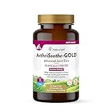 NaturVet ArthriSoothe-Gold Level 3, MSM and Glucosamine for Dogs and Cats, Advanced Joint Care Support Supplement with Chondroitin and Omega 3, Clinically Tested, Chewable Tablets, Made in The USA