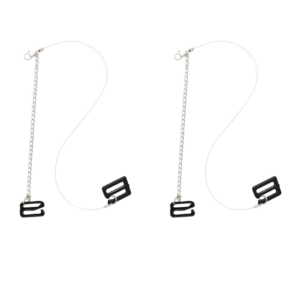 Gorgeous Adjustable Bra Strap White Transparent Ultra-Thin Bra Strap Hook | Invisible Strap | Women Fancy Adjustable Invisible Shoulder Strap