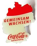 Pin 26 x 19 mm Coca Cola - Gemeinsam wachsen - Landumriss Deutschland - Pin 26 x 19 mm
