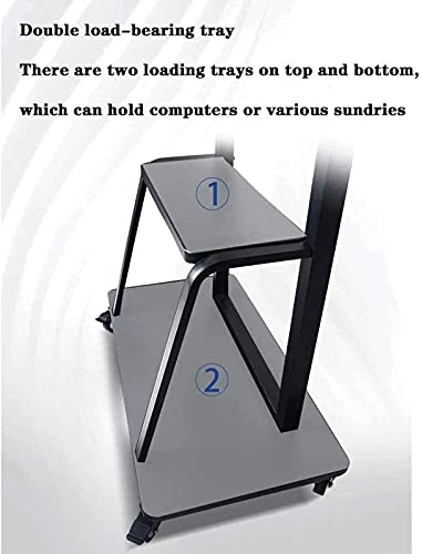 Soporte móvil universal para TV de 42-90 pulgadas con ruedas miniatura 4