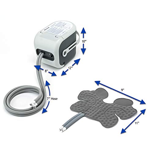 Ossur Cold Rush Therapy Machine System With Ankle Pad- Ergonomic, Adjustable Wrap Pad Included- Quiet, Lightweight And Strong Cryotherapy Freeze Kit Pump #TOP6